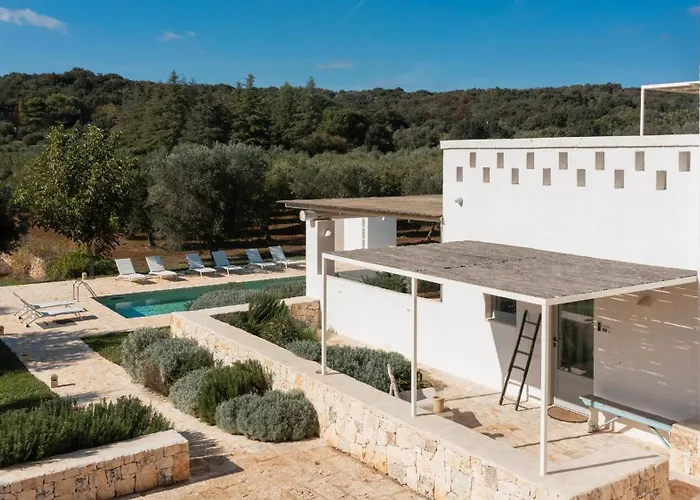 빌라 Masseria Borgopietra 오스투니